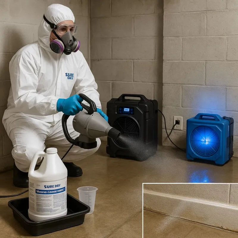 Sanitization and Odor Removal process in Pickerington, OH