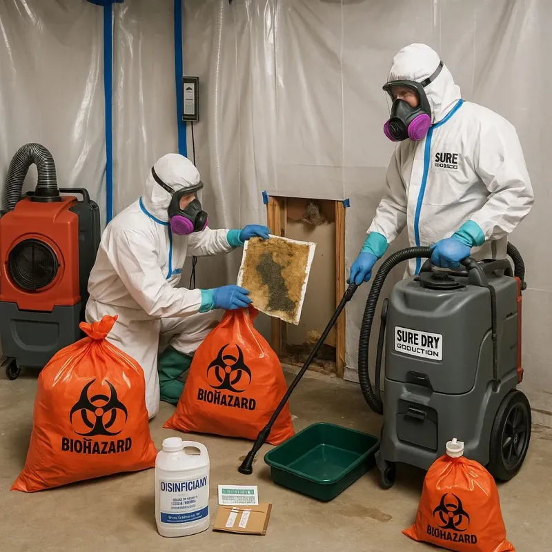 Contaminated Water Handling Protocols process in Pickerington, OH