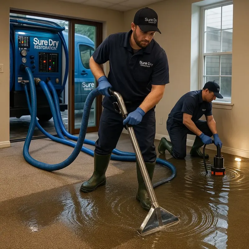 Water Extraction and Removal process in Pickerington, OH